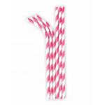 Dye Free Decorative Paper Drinking Straws CE Certificated No Polluting for sale