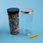85mm Screw Cap 1200ML PET Plastic Screw Cap Jars for sale
