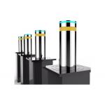 Reflective Tape Ornate Retractable Parking Bollards 6k Mirror Hydraulic for sale