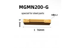 China Customized CNC Milling Threading Grooving Insert Mgmn200-G For Mold Processing supplier