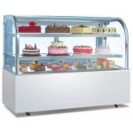 Pie Cake Display Glass Cabinet R404a R290 Ventilated Cooling for sale