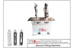 China Electronic Control Aerosol Filling Machine , Bag On Valve Filling Machine supplier