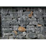 1.0X1.0X0.5m Welded Gabion Basket Wire Stone Cage 2X1X1m For Military for sale