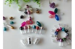 China Pink 2g Empty Capsule Bottle Pill Packaging Bottle supplier