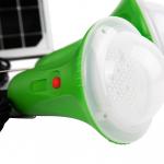 Rechargeable Solar Led Bulb Emergency Lamp Power Panel With Bulb Lights Set for sale