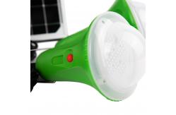 China Rechargeable Solar Led Bulb Emergency Lamp Power Panel With Bulb Lights Set supplier