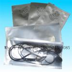 Custom ESD Zip Lock Anti Static Shielding Bags / Static Proof Bags Fda Sgs for sale
