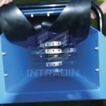 13HP Wood Chipper Shredder Double Sides Blades With Adjustable Discharge Chute