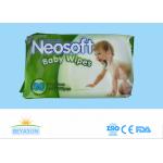 Non Alcohol Customize Baby Disposable Wet Wipes With Private Label for sale