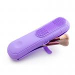 Durable Tasteless Silicone Cosmetic Purse , Tasteless Makeup Brush Holder Silicone for sale