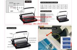 China Wire 3/1 20 Sheets LTR B5 Paper Hole Punching Machine supplier