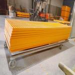 Easy Quick Installation Fiberglass Grate Sheets With Molded Technique