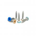 Countersunk Head Cross Self-Tapping Screws With Flat Head With Color Paint for sale