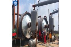 China Fully Automatic Continuous Waste Plastic Tyre Recycling To Energy Oil Machine supplier