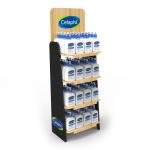 Skin Care Product Wood Display Rack For Facial Cleanser for sale