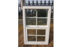 China Interior Residential Vinyl Single Hung Double Hung Window uPVC Windows supplier