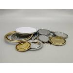 TIN and Chrome plate Prime Grade for  Round Metal Tin Can Top tinplate lid tin bottom for sale