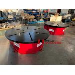 Horizontal 10T Welding Positioner Turntable With Hand Control Box for sale