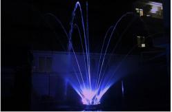 China 6m High Spray 1000mm SS304 Floating Musical Fountain Project supplier