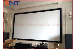 China Profession 150 Inch Fixed Frame Projection Projector Screen for Home Theater supplier