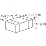 Original Capacitory C5750Y5V1C107Z  Ceramic Capacitors  On TV Camera