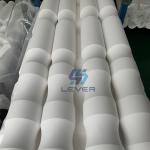 10% Porosity Round Hollow Fused Silica Ceramic Rollers For Tempered Glass Oven for sale