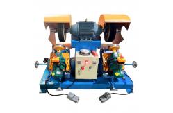 China Double Stations Cookware Polishing Machine For Kettle Heating Plate Vacuum Adsorption supplier