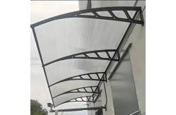 China Customize Plastic Bracket DIY PC Canopy Kit With Hollow Polycarbonate Sheets Weather Resistant supplier