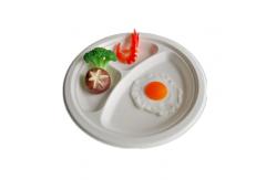 China Microwavable Biodegradable Round Plate Disposable Paper Plates For Party Fast Food supplier