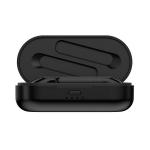 Black Bluetooth Ipx8 Waterproof Earbuds With Microphone