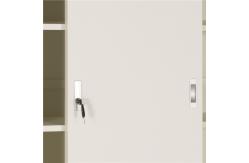 China Multifunctional 1.0mm Metal Sliding Door Cabinet With Adjustable Shelf Book Case supplier