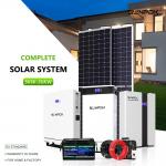 Solar Energy System 220V Off-Grid With Storage 5Kw 8Kw 12Kw 15Kw Hybrid Solar System Complete for sale