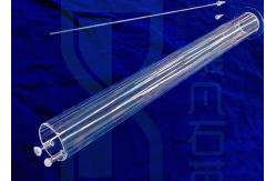 China Lab Quartz Small Glass Rod Tubes Mose 6.5 Hardness >92% Light Transmittance supplier