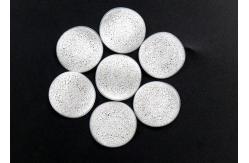 China Bio Chips Biological Biotube Filter Media White Color Round Flat Pieces supplier