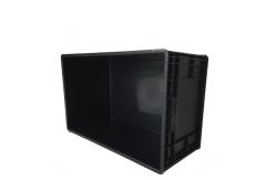 China Black ESD Circulation Box Antistatic Storage Crate Bin Box supplier