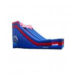 Children Fun Park Inflatable Blue Color Slide For Rentals for sale