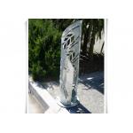 Beautiful Modern Stainless Steel Sculpture / Steel Artworks Artists Sculpture for sale
