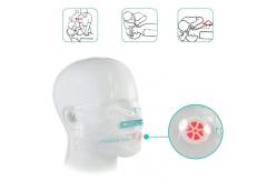 China First Aid Rescue Disposable CPR Mask Keychain Bag With CPR Face Shield supplier