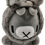 Height 11CM-30CM Small Grey Rabbit Plush Toy Personalized Stuffed Animals for sale