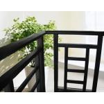 Aluminum Stair Railing For Stairs , Powder Coating / Anodizing Aluminium Exterior Hand Railings for sale