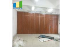 China Soundproof Flexible Moving Sliding Folding Partition Walls For Convention Hall supplier