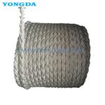 Acid And Alkali Resistance 12-Strand Polyester Braided Rope for sale