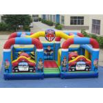 Factory Police Station Design Inflatable Fun City Waterproof Inflatable Bouncy Castle for sale