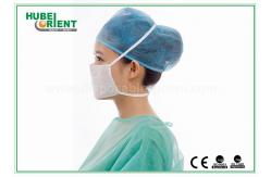 China Non Irritating Tie On Non Woven Disposable Face Mask For Clinic supplier