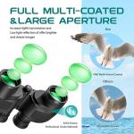 Waterproof Military Powerful Compact Binoculars With Internal Rangefinder Compass