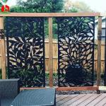 Home Decoration Laser Cut Corten Steel Decorative Panels 800*800mm for sale