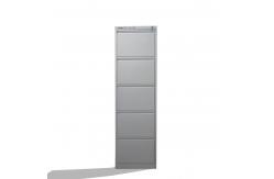 China Documents Metal Vertical Filing Cabinet 5 Drawer With Plastic Handle supplier