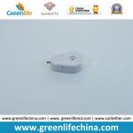Plastic Retracting Security Cable Coiled Dislay Holder White Tear Drop for sale