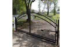 China 1.8M Gate Fence Tubular Steel Fence Oxidation Proof Fence Home fence supplier