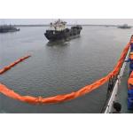 PVC Spill Containment Boom , Floating Oil Boom Working Tensile Strength 20 To 130kN for sale